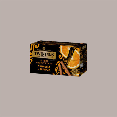 Filtri Bustine Tè Nero Aromatizzato Cannella e Arancia TWININGS 20 Filtri [1df1357d]