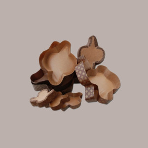 Stampo Forma Cottura piccola Colomba Pasqua da 750 gr in Carta Forno Usa e Getta 285x200H55mm 10 pezzi [a577c175]