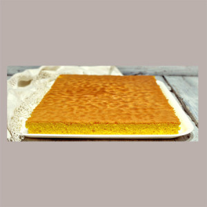 Pan di Spagna Naturale Alto 58x38H5cm, per Pasticceria e Gelateria 2 Confezioni da 1,9 Kg [88b69922]