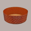 Stampo Forme Cottura in Carta Forno per Panettone Basso da 500 gr Usa e Getta Dm170H55mm 10 pezzi [3e030376]