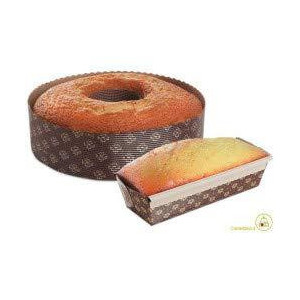 Stampo Forma Cottura in Carta Forno Usa e Getta per Ciambella 500gr Dm200H60mm 10 pezzi [0f387232]