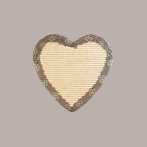 Stampo Forma Cottura in Carta Forno Marrone a Forma di piccolo Cuore da 100 g Usa e Getta 129x135H35mm 20 pezzi