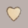 Stampo Forma Cottura in Carta Forno Marrone a Forma di piccolo Cuore da 100 g Usa e Getta 129x135H35mm 20 pezzi [b9d32d60]