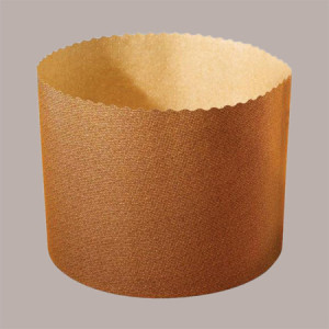 Stampo Forme Cottura in Carta Forno per Panettoncino Alto 300 gr Usa e Getta Dm110H85mm 25 pezzi [97e42160]