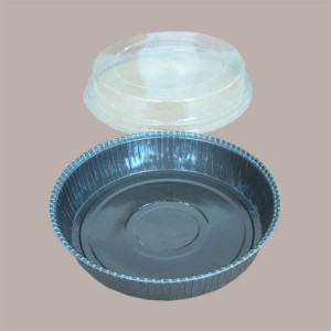 Stampo Forme Cottura Rotonda Dm180H35mm in Carta Forno Antiaderente Optima con Coperchio Dm202H37mm 10 pezzi