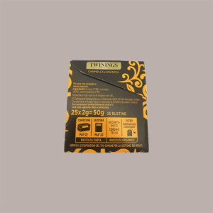 Filtri Bustine Tè Nero Aromatizzato Cannella e Arancia TWININGS 25 Pz [e08c3a96]