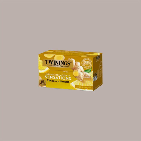 Filtri Bustine Infuso aromatizzato Zenzero e Limone TWININGS 20 Pezzi [e905ff72]