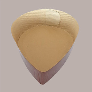 Stampo Forma Cottura in Carta Forno a Forma di Uovo da 750 gr Usa e Getta 177x255H60mm 10 pezzi [8d35a1d9]