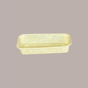 Stampo Forme Cottura Monoporzione Rettangolare Piccolo Usa e Getta Ecos 110x46H20mm 50 pezzi