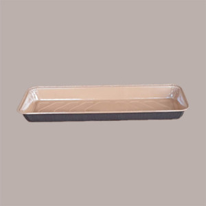 Stampo Forme Cottura Rettangolare 300x102H25mm in Carta Forno Antiaderente Optima 10 pezzi