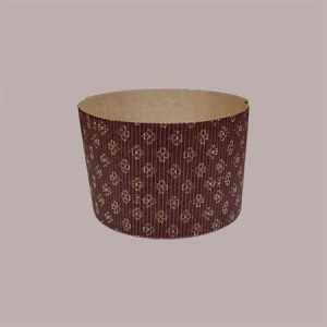Stampo Forma Cottura in Carta Forno Onda Rigida per Panettone Alto 500g Usa e Getta Dm134H95mm 5 pezzi [3c415ed6]