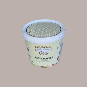 Glassa Copertura Pastrycover al Gusto Gianduia Ideale per Panettoni e Colombe Leagel 3,5 Kg [51e722ab]