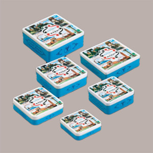 BABBI Waferini Romagna alla Vaniglia e Nocciola, Confezione Regalo in Latta 830g [ec118891]