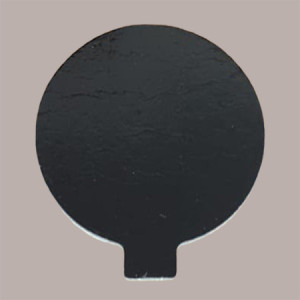 Vassoio Disco Monoporzione Tondo in Cartoncino Oro Nero Usa e Getta Dm8 cm 200 Pezzi