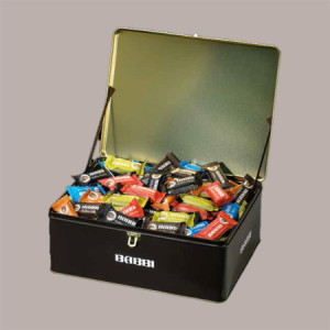 BABBI Babbini Waferini Assortiti, Cioccolatini al Latte e Fondente, Confezione Regalo in Latta da 2000g, 180 Pezzi, 3 [2e8e3aac]