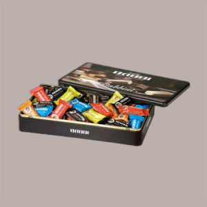 BABBI Babbini Waferini Assortiti, Cioccolatini al Latte e Fondente, Confezione Regalo in Latta da 600g, 55 Pezzi, 340 [bbc931a9]