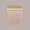 Scatola Baule + Coperchio Carta Avana Liscio 400x400H600 mm 1 pezzo [65ae4dc4]