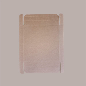 Scatola Baule + Coperchio Carta Avana Liscio 400x400H600 mm 1 pezzo [ed97b21b]