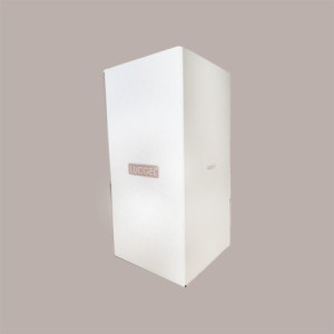 Cestini con Coperchio per Raccolta Differenziata Fondo Bianco 110 Litri 38x38H77 cm 3 pezzi