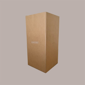 Cestini con Coperchio per Raccolta Differenziata Fondo Avana 110 Litri 38x38H77 cm 3 pezzi