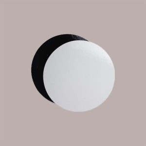 Vassoio Disco Monoporzione Tondo in Cartoncino Perla Nero Usa e Getta Dm8 cm 200 Pezzi [9a0ed2cd]