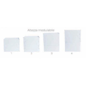 Scatola Magica Bianca Naturale Quattro Altezze Una Scatola 51x51 cm 2 Pezzi [3ff6997c]