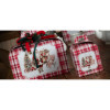 Decorazione Fiocco in Velluto Rosso per Confezioni Regalo H160 mm 8 pezzi [f179a5b8]