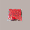 Decorazione Fiocco in Velluto Rosso per Confezioni Regalo H160 mm 8 pezzi [433423a2]
