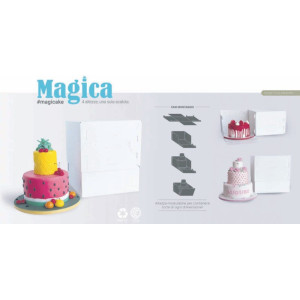 Scatola Magica Bianca Naturale Quattro Altezze Una Scatola 31x31 cm 2 Pezzi [97b8d1c1]