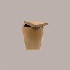 Scatola Baule + Coperchio Carta Avana Liscio 345x345x600 mm 1 pezzo [e6592f18]