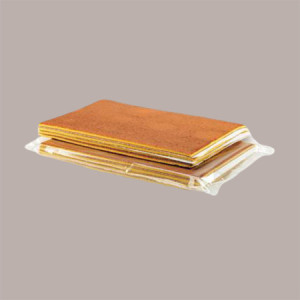 Pan di Spagna Naturale Sottile, 58x38H1,2 cm, 8 Confezioni da 550g, per Pasticceria e Gelateria, 4,4 Kg [40a7233d]