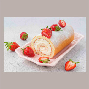 Pan di Spagna Naturale Sottile, 58x38H1,2 cm, 8 Confezioni da 550g, per Pasticceria e Gelateria, 4,4 Kg [2e9ca134]