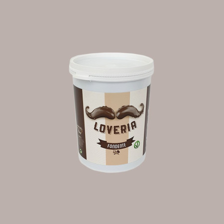 Crema Spalmabile Loveria al Gusto di Cioccolato Fondente Ideale per Gelato Leagel 1,2 Kg [db8bddb9]