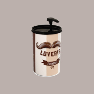 Crema Spalmabile Loveria al Gusto di Cioccolato Fondente Ideale per Gelato Leagel 1,2 Kg [ce4bce9c]
