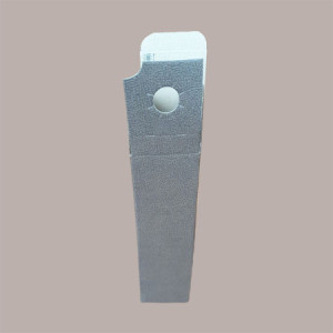 Scatola Astuccio Porta 1 Bottiglia 750 ml Olio Vino Cartoncino Marrone grafica effetto pelle 90x90H340mm, 10 pezzi