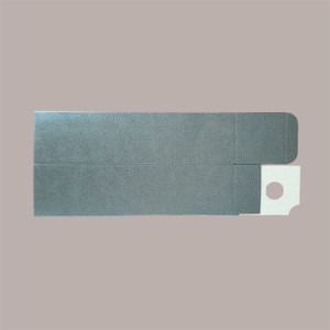 Scatola Astuccio Porta 1 Bottiglia 750 ml Olio Vino Cartoncino Marrone grafica effetto pelle 90x90H340mm, 10 pezzi [877f2840]