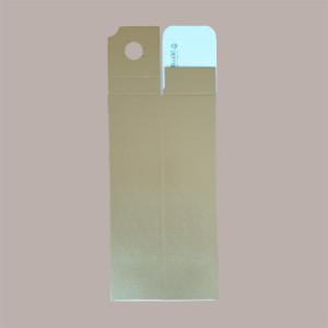 Scatola Astuccio Porta 1 Bottiglia 750 ml Olio Vino Cartoncino grafica Skin Oro 90x90H340mm, 10 pezzi [daaef848]