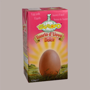 Tuorlo d'Uovo Zuccherato 50% Stabilizzato EUROVO Brik da 1,25 Kg [f3a0a254]