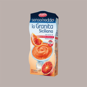 Granita Siciliana Arancia Rossa Senso Freddo Pronta da Gelare Dolfin 12 x 100 Ml (6 astucci da 2) [d8275ec2]