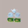 Kit Regalo 2 Tazzine 1 Teiera 40 Filtri Tè Verde Collection Twinings [9538aa10]