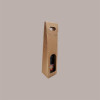 10 Pz Scatola Astuccio Porta 1 Bottiglia 750 ml Olio Vino in Cartoncino Onda Avana con finestra 90x90H385mm [13dd7d91]