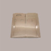 Scatola Mini box Porta 4 Bottiglie Birra o Olio da 33 cl in Carta Avana con Finestra 155x155x160 mm 10 Pezzi [e959a3f4]