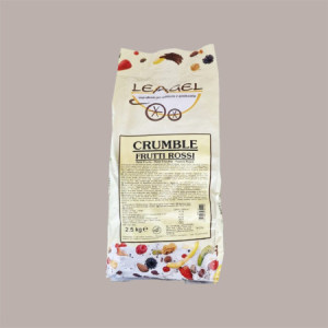 Crumble ai Frutti Rossi Granella Croccante Senza Glutine Leagel 2,5 Kg