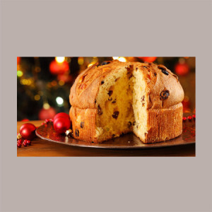 Saccotto Scatola con Manico Cordino Porta Panettone Basso in Cartoncino Avana 245x245H335mm 10 pezzi [551a69c7]