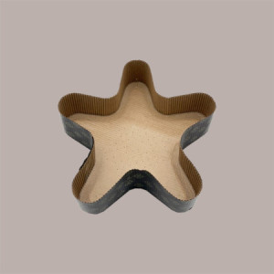 Stampo Forme Cottura in Carta Forno a Forma di Stella 5 Punte da 500 gr Usa e Getta Dm235H60mm 10 pezzi [867741e5]