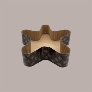 Stampo Forme Cottura in Carta Forno a Forma di Stella 5 Punte da 500 gr Usa e Getta Dm235H60mm 10 pezzi [e84cc3ec]