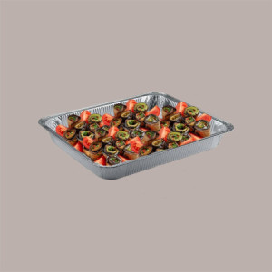 Contenitore Alluminio Basso R535G 525x325H39 mm confezione da 10 pezzi
