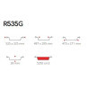 Contenitore Alluminio Basso R535G 525x325H39 mm confezione da 10 pezzi [29f89128]