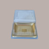 Mini Vassoio Quadrato per piccoli Dolci Dessert Monoporzione Quadrato Oro Medoro + Coperchio 12x12H8cm Alcas 100 pezz [40d3ff58]