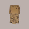 Scatola Carta Avana Naturale Vintage Asporto PIZZA 33x33H3 cm 25 pezzi [0d240a51]